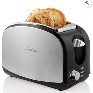 Sunbeam Dual-Tone Toaster with Bagel Function Preowned